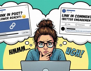 Link objava ili link u tekstu